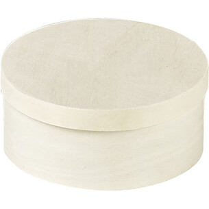 Coffret bois rond nature