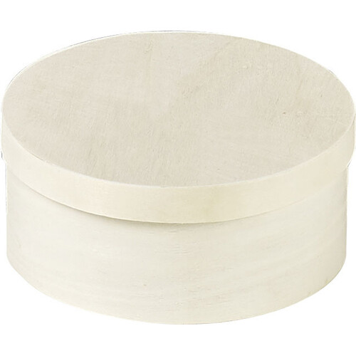 Coffret bois rond nature