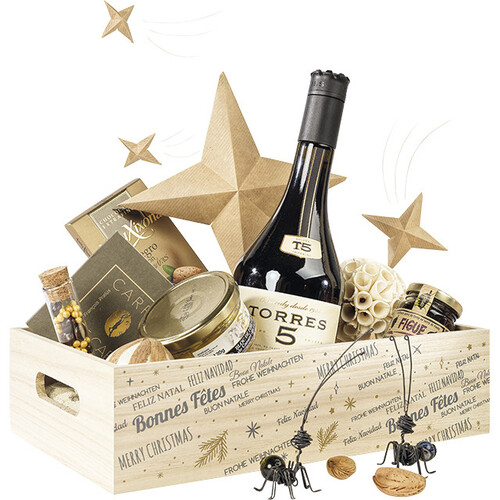 Bandeja madera rectangular FELIZ NAVIDAD...