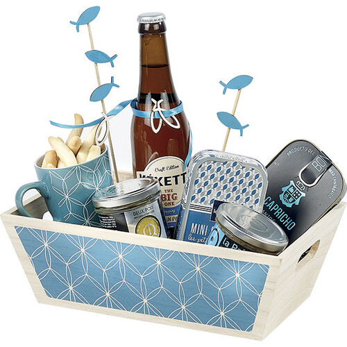 Bandeja madeira retangular círculos geométricos...