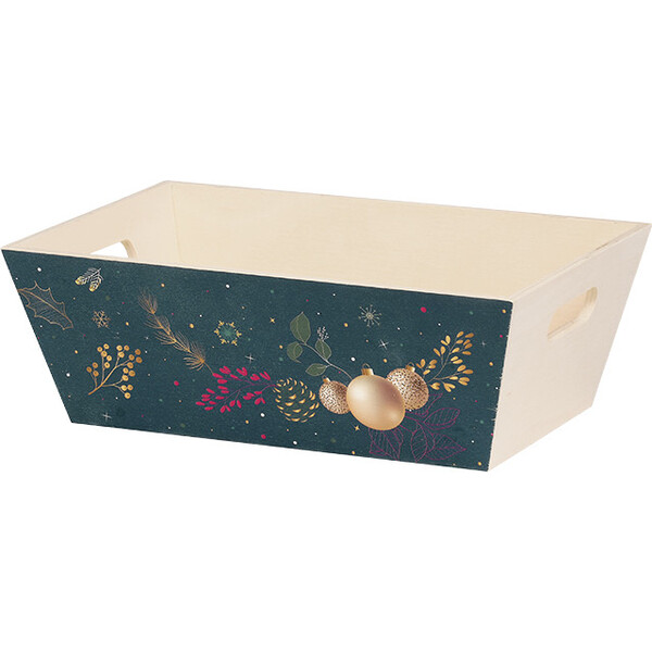 Tray wood square ENCHANTED NATURE handles