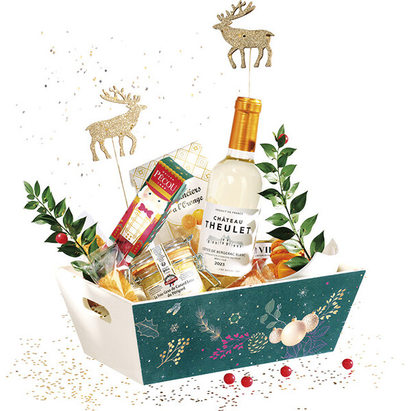 Tray wood square ENCHANTED NATURE handles