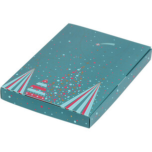 Coffret carton rectangle Calendrier de l'Avent...