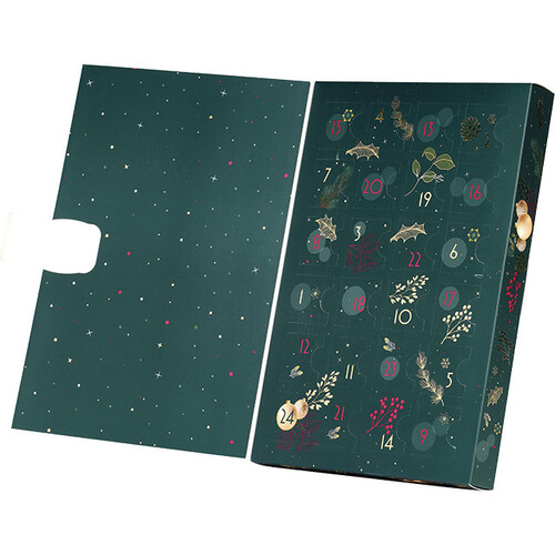 Coffret carton rect. Calendrier Avent NATURE...