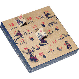 Box cardboard square Advent Calendar UNEXPECTED...