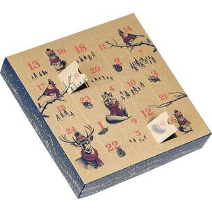 Coffret carton carré Calendrier de l'Avent RENCONTRES...
