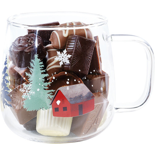 Mug glass SNOWY COUNTRY