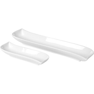 Ramekin Long porcelain white 2