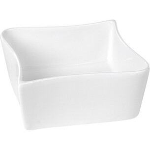 Ramekin square porcelain white