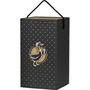 Caixa cartão tampa deslizante PATO preto/estampagem a...