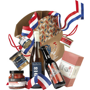 Coffret carton kraft carré 100% COCORICO cordelettes... 2