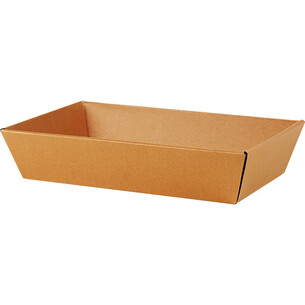 Corbeille carton HAVANA texture havane/noir livraison à plat