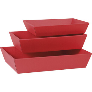 Box cardboard RED CARPET texture red/black delivered flat... 2