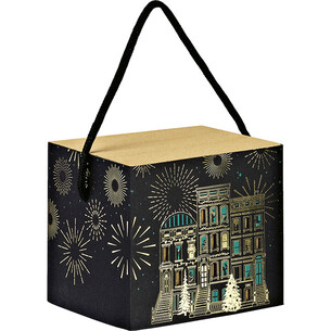 Box cardboard sleeve rectangular FESTIVE CITY...