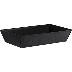 Tray cardboard rectangular black delivered flat...