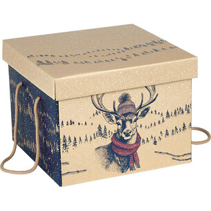 Coffret carton carré UNEXPECTED ENCOUNTERS natural cords