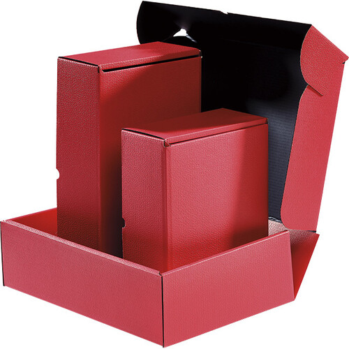 Coffret carton rectangle TAPIS ROUGE semi...