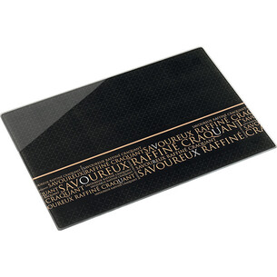 Planche verre trempé rectangle SAVOUREUX avec pieds