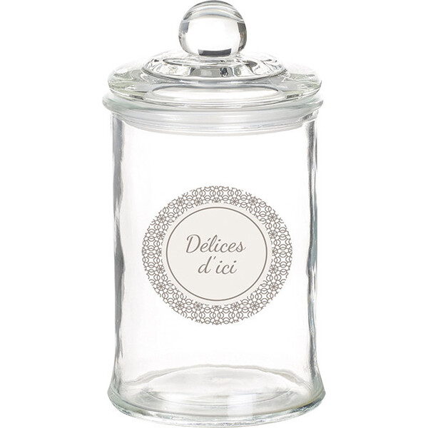 Tarro de vidrio con tapa de vidrio 150ml