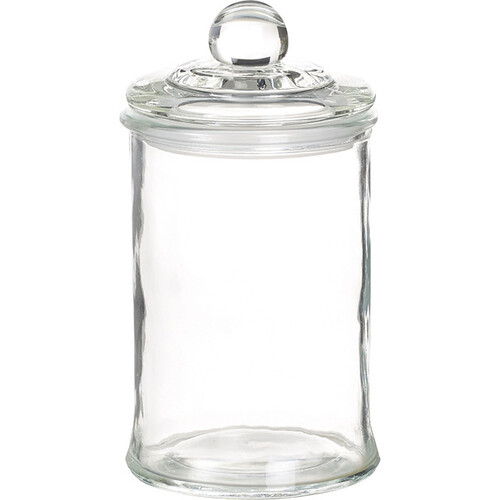 Bocal verre couvercle verre 650 ml