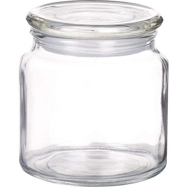 Bocal verre couvercle verre 480 ml-Les Bonnes Affaires 2026