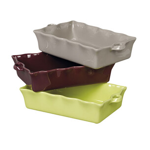 Platter ceramic  - purple