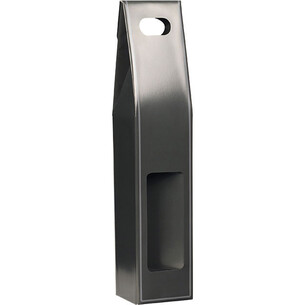 Suitcase cardboard 1 bottle grey/grey edge window handle...