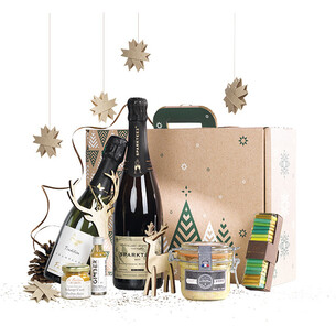 Suitcase cardboard kraft rectangular MERRY CHRISTMAS... 2