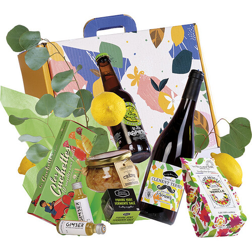 Valisette carton rectangle JARDIN D'AGRUMES-Les...