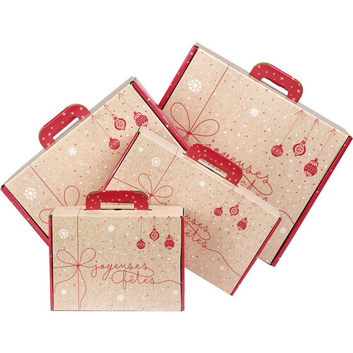 Valisette carton kraft rectangle SURPRISES...