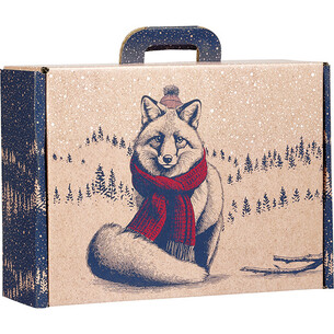 Valisette carton kraft rectangle RENCONTRES INSOLITES...