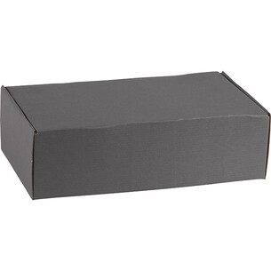 Box cardboard kraft rectangular grey delivered flat (to... 2