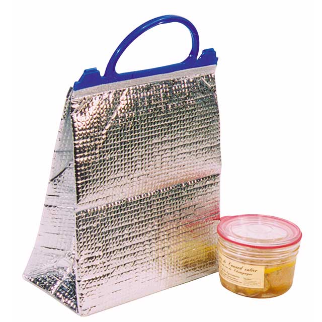 Bag isotherm rectangular aluminium