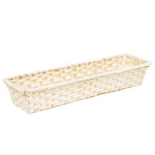 Basket rectangular bamboo nature 