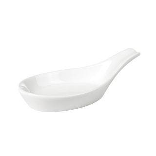 Spoon shape porcelain appetizer 