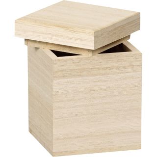 Caixa madeira retangular