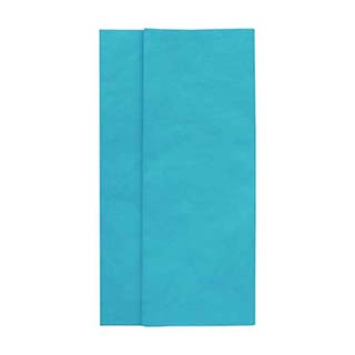 Papel de seda cor azul claro - Pacote de 240 peças