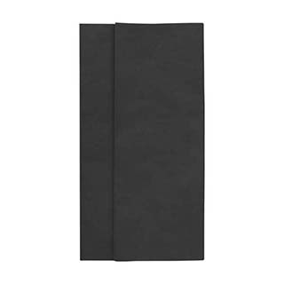 Papel de seda cor preto - Pacote de 240 peas