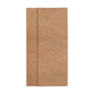 Papel de seda cor kraft - Pacote de 240 peas