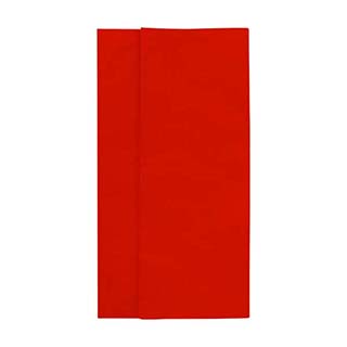 Papel de seda cor vermelho - Pacote de 240 peças