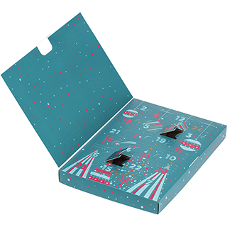 Coffret carton rectangle Calendrier de l