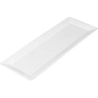 Plat porcelaine blanche rectangle