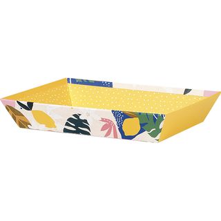 Tray cardboard rectangular CITRUS GARDEN