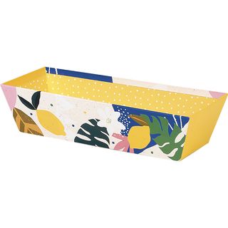 Tray cardboard rectangular CITRUS GARDEN