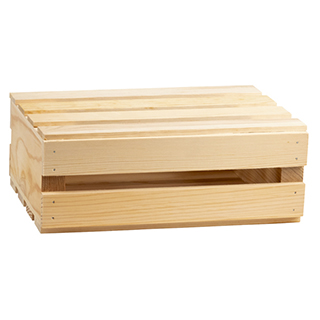 Caixa madeira retangular