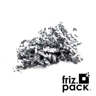 Friz.Pack Crinckle cut paper shred colour grey - 10 kg box 