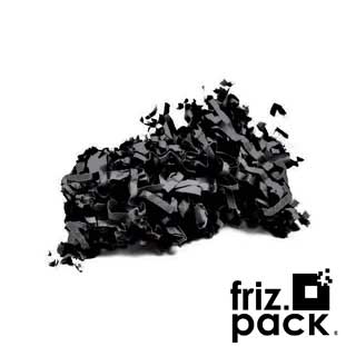 Friz.Pack Crinckle cut paper shred colour black - 10 kg box 