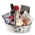 Oval Chic Lady basket with retractable handle