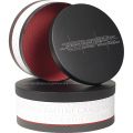 " Savoureux" round cardboard gift box / grey, white and red